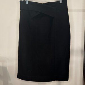 Etcetera Size 12 Black Skirt High Waisted Straight